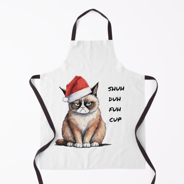 Item preview, Shuh Duh Fuh Cup Funny Christmas Cat designed and sold by MEMEBAR.