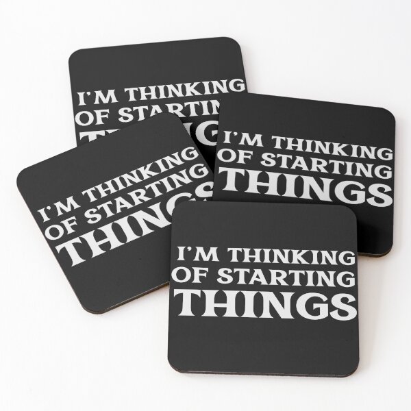 Item preview, I am Thinking of Starting Things Passion Hobby Ambition Self Improvement designed and sold by StudioTVDinners.