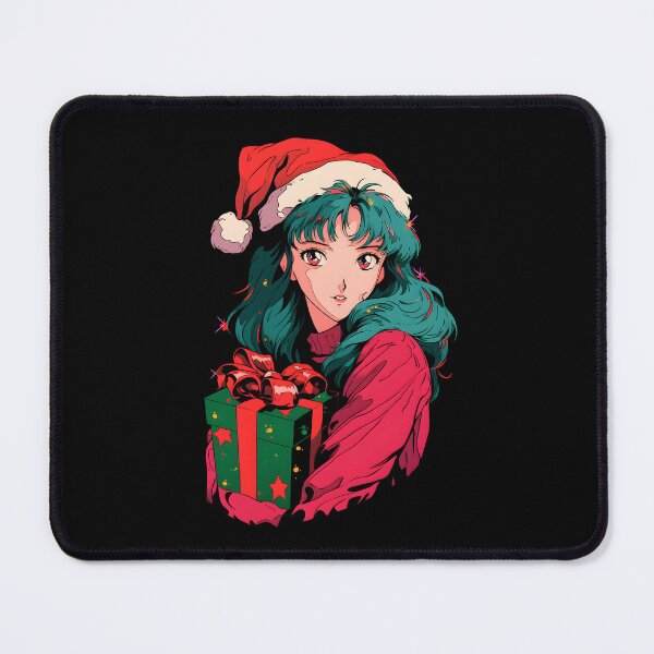 Item preview, 90's Christmas Anime Waifu designed and sold by TheeDigitalDen.