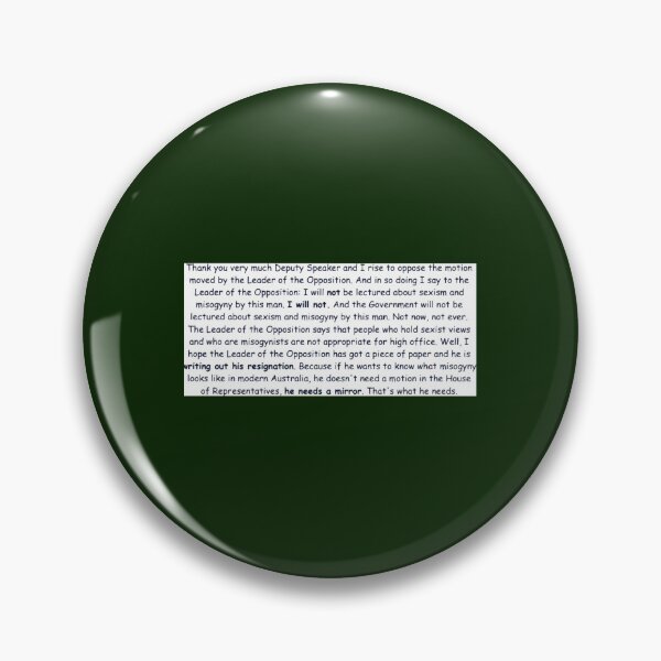 Item preview, Julia Misogyny Speech designed and sold by luebrakus.