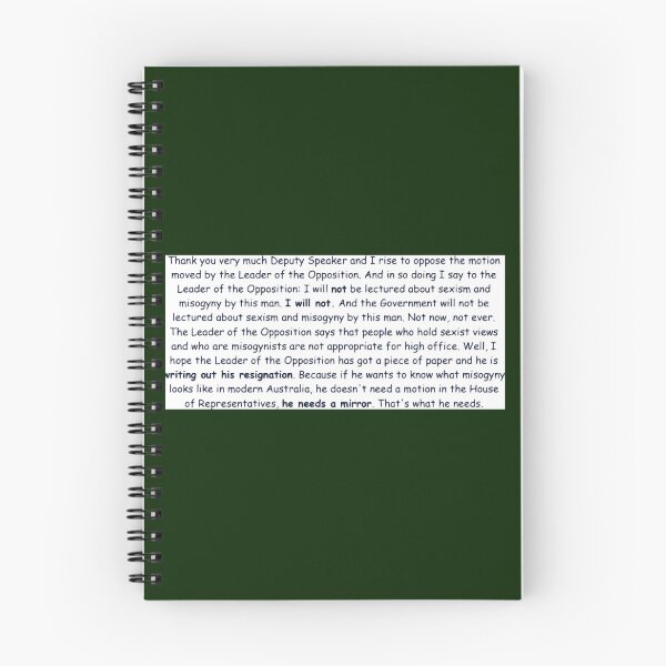 Item preview, Julia Misogyny Speech designed and sold by luebrakus.