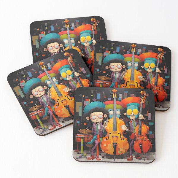 Item preview, Three guys playing jazz - Neo Pop style designed and sold by RalNix.