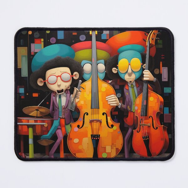 Item preview, Three guys playing jazz - Neo Pop style designed and sold by RalNix.