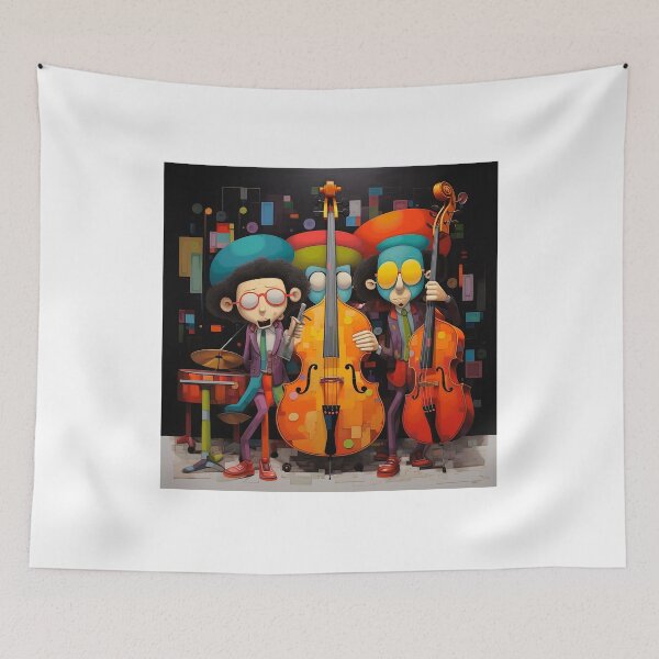 Item preview, Three guys playing jazz - Neo Pop style designed and sold by RalNix.