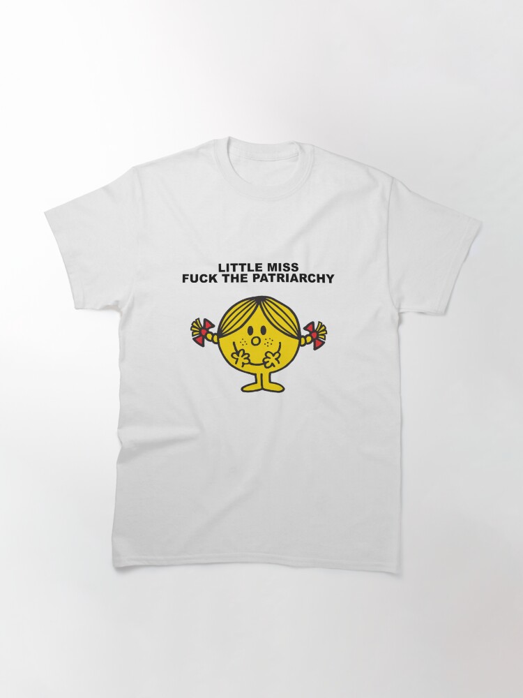 Thumbnail 3 von 7, Classic T-Shirt, Little Miss Fuck the PatriarchyLong designt und verkauft von luebrakus.