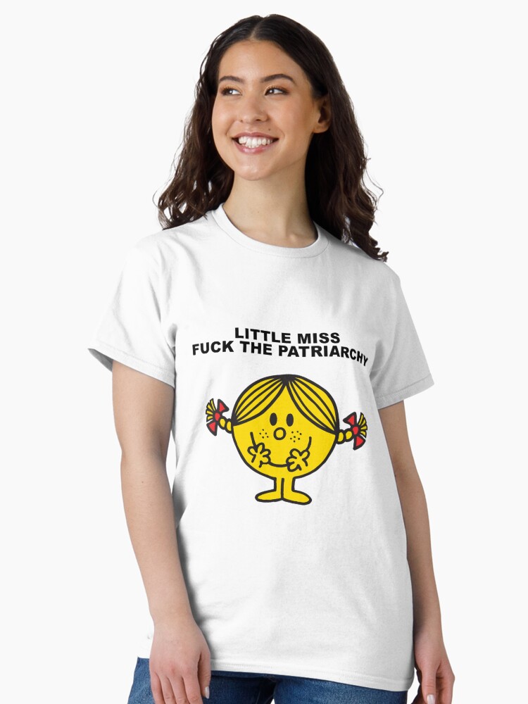 Thumbnail 2 von 7, Classic T-Shirt, Little Miss Fuck the PatriarchyLong designt und verkauft von luebrakus.