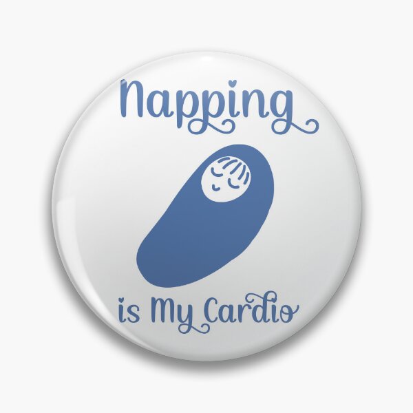 Item preview, Napping is My Cardio - Sleeping Baby (Blue Design) designed and sold by Spiprinto.