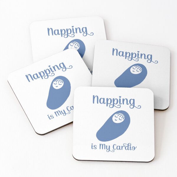 Item preview, Napping is My Cardio - Sleeping Baby (Blue Design) designed and sold by Spiprinto.