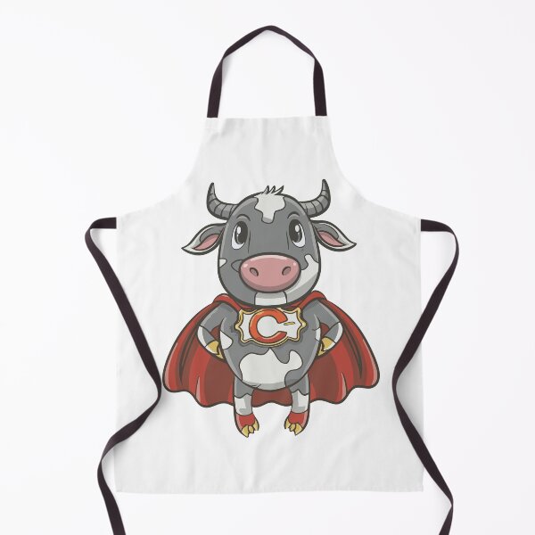 Item preview, MY FRIENDLY COW IS A SUPER HERO designed and sold by NebulaWhimsy.