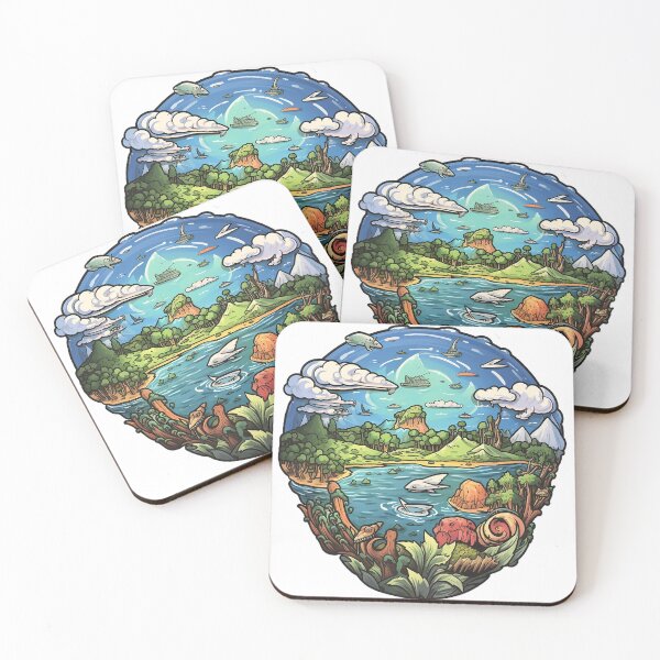 Item preview, planet of strange places designed and sold by supersanko.