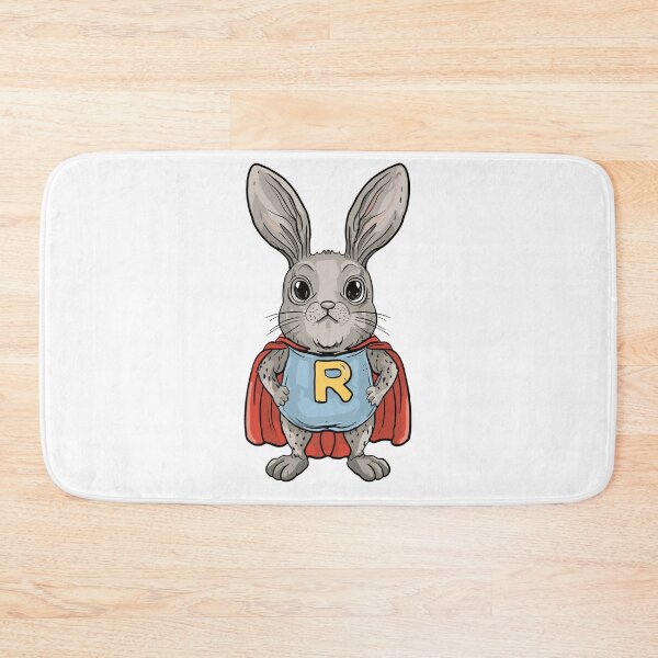 Item preview, MY FRIENDLY RABBIT IS A SUPER HERO designed and sold by NebulaWhimsy.