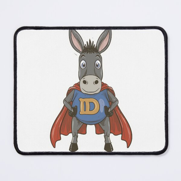 Item preview, MY FRIENDLY DONKEY IS A SUPER HERO designed and sold by NebulaWhimsy.