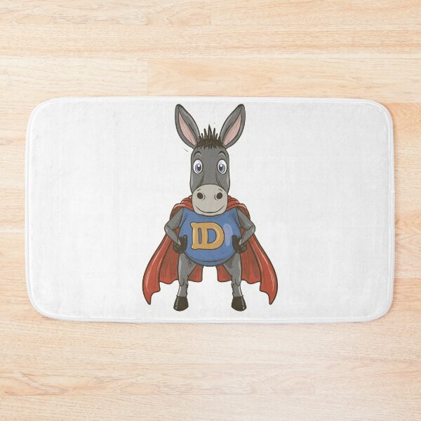 Item preview, MY FRIENDLY DONKEY IS A SUPER HERO designed and sold by NebulaWhimsy.