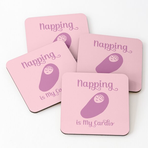 Item preview, Napping is My Cardio - Sleeping Baby (Pink Design) designed and sold by Spiprinto.