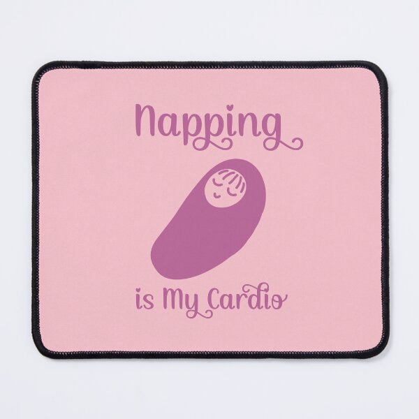 Item preview, Napping is My Cardio - Sleeping Baby (Pink Design) designed and sold by Spiprinto.