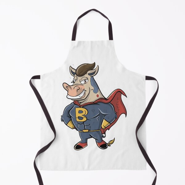 Item preview, MY FRIENDLY BULL IS A SUPER HERO designed and sold by NebulaWhimsy.