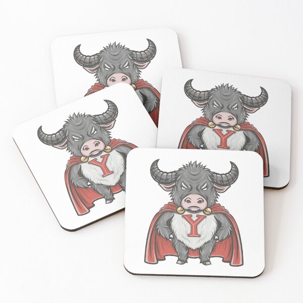 Item preview, MY FRIENDLY YAK IS A SUPER HERO designed and sold by NebulaWhimsy.