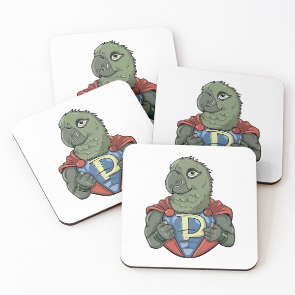 Item preview, MY FRIENDLY PARROT IS A SUPER HERO designed and sold by NebulaWhimsy.