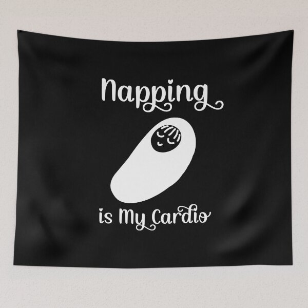 Item preview, Napping is My Cardio - Sleeping Baby (White Design) designed and sold by Spiprinto.