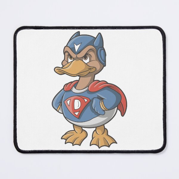 Item preview, MY FRIENDLY DUCK IS A SUPER HERO designed and sold by NebulaWhimsy.