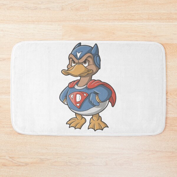 Item preview, MY FRIENDLY DUCK IS A SUPER HERO designed and sold by NebulaWhimsy.