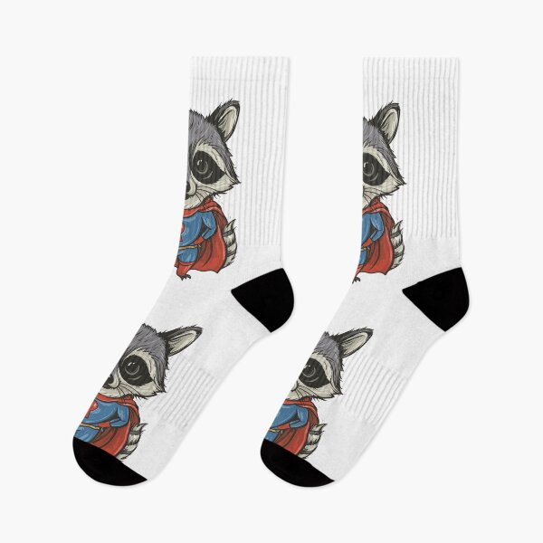 Item preview, MY FRIENDLY RACOON IS A SUPER HERO designed and sold by NebulaWhimsy.