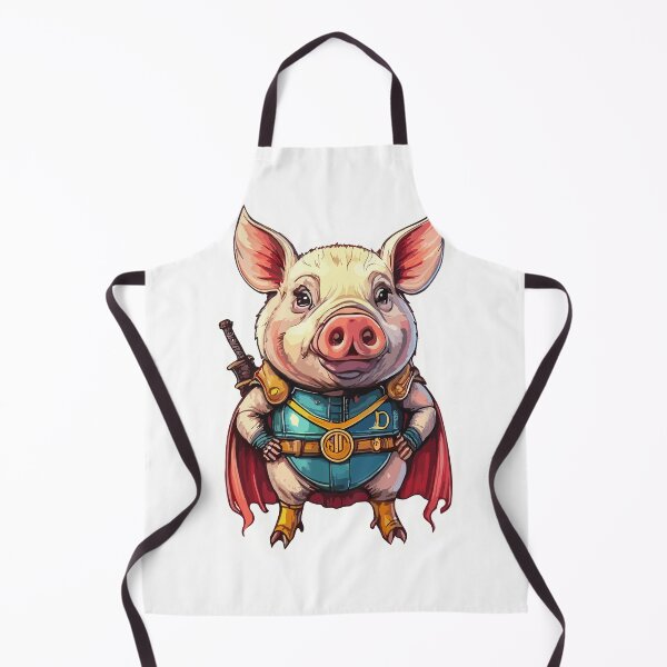 Item preview, MY FRIENDLY PIG IS A SUPER HERO designed and sold by NebulaWhimsy.