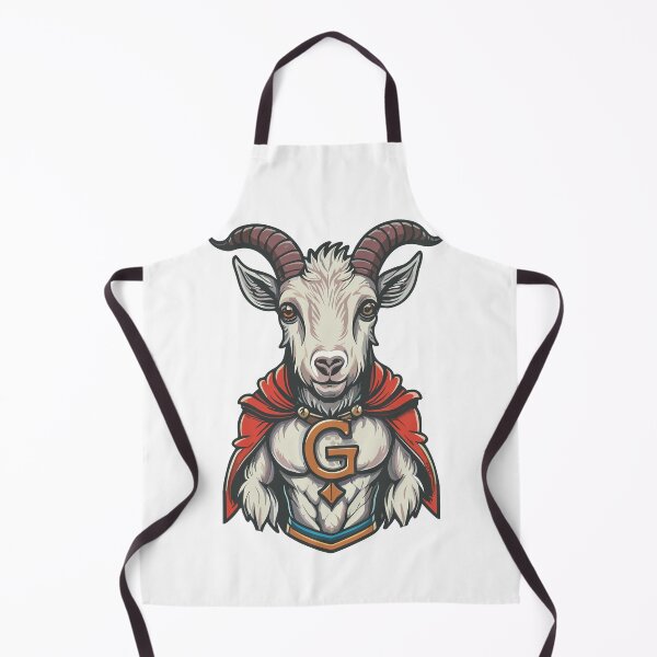 Item preview, MY FRIENDLY GOAT IS A SUPER HERO designed and sold by NebulaWhimsy.