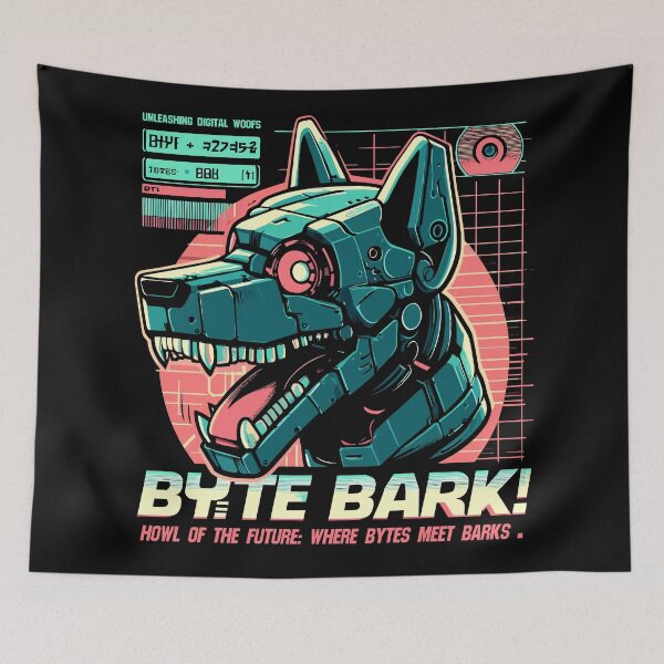 Item preview, Byte Bark! designed and sold by RafaelLima7.