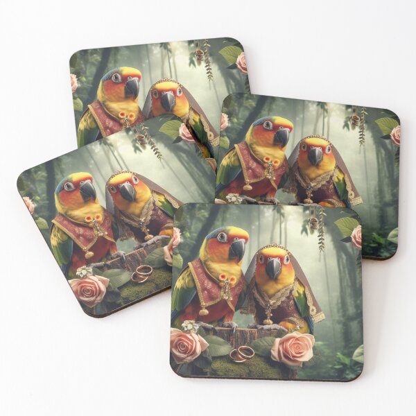 Item preview, A conure wedding designed and sold by Conuretopia.