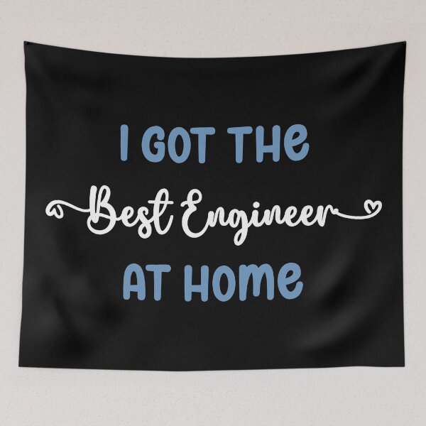 Item preview, I Got The Best Engineer at Home - Engineer in the Family (Light Text) designed and sold by Spiprinto.