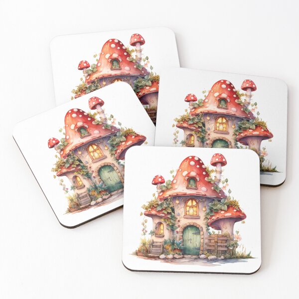 Item preview, Mushroom Fairy House designed and sold by FlutterbyFairy.