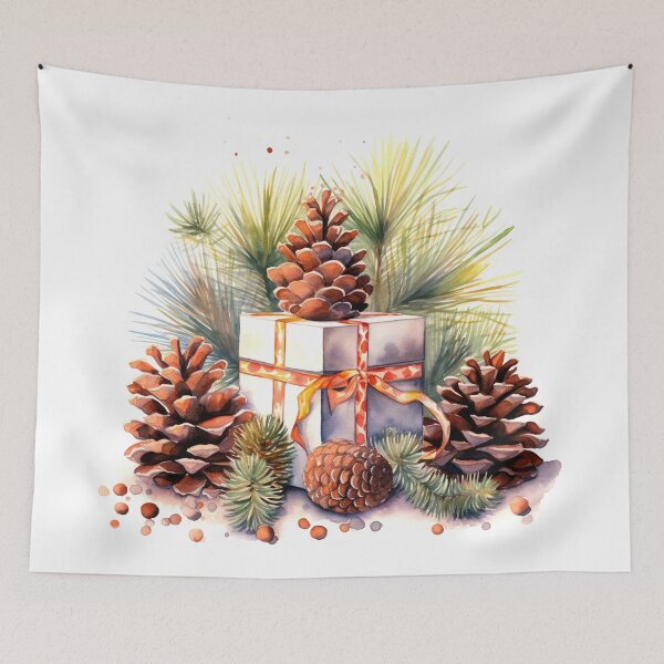 Item preview, christmas decoration with pine cones designed and sold by thanomsak suwannasi.