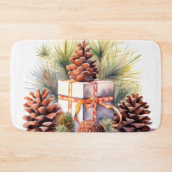 Item preview, christmas decoration with pine cones designed and sold by thanomsak suwannasi.
