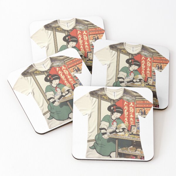 Artikelvorschau, Ukiyo-E Mädchen-T-Shirt-Aufkleber entworfen und verkauft von ivanmejia.