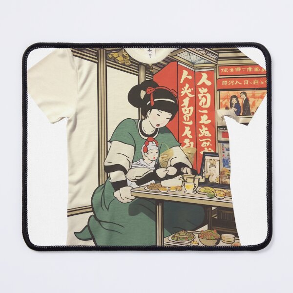 Item preview, Ukiyo-E Girl T-shirt Sticker designed and sold by ivanmejia.