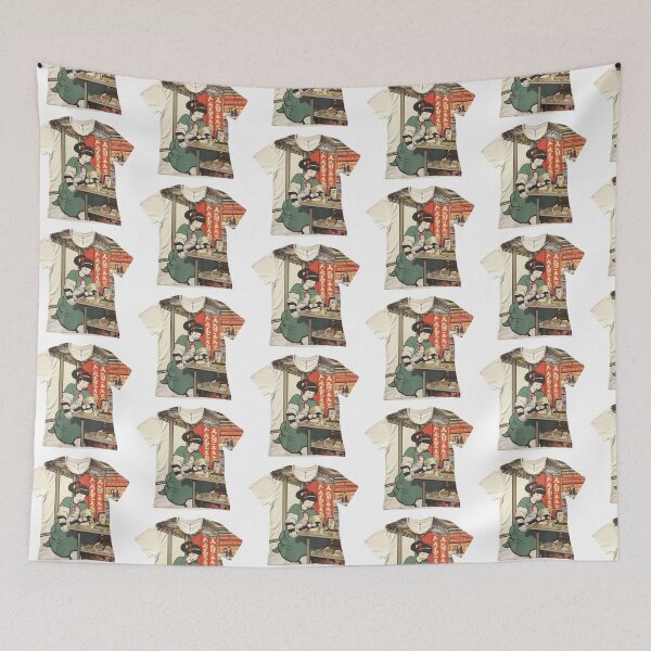 Item preview, Ukiyo-E Girl T-shirt Sticker designed and sold by ivanmejia.