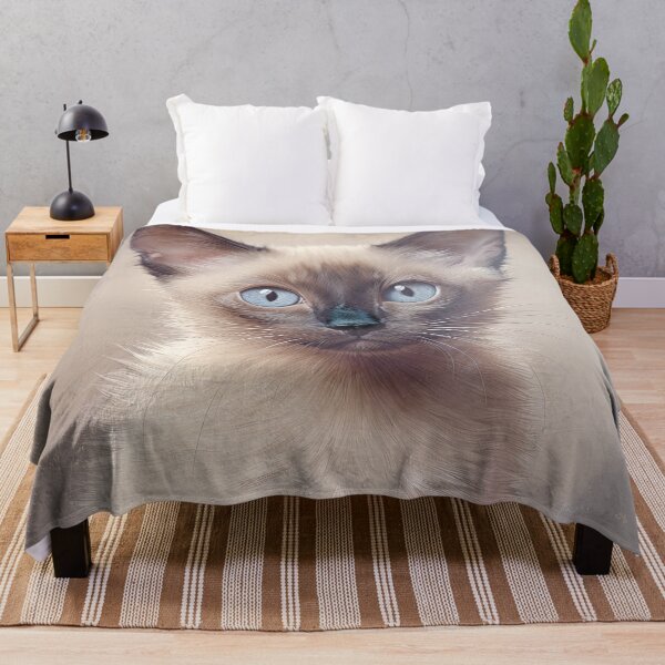 Item preview, Siamese Kitten Portrait 02 designed and sold by Elisabeth Lucas.