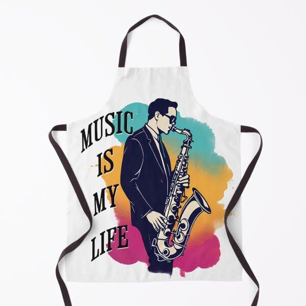 Aperçu de l'œuvre Saxophone en coups de pinceau : des chefs-d'œuvre numériques célébrant l'élégance musicale. créée et vendue par Artedig.