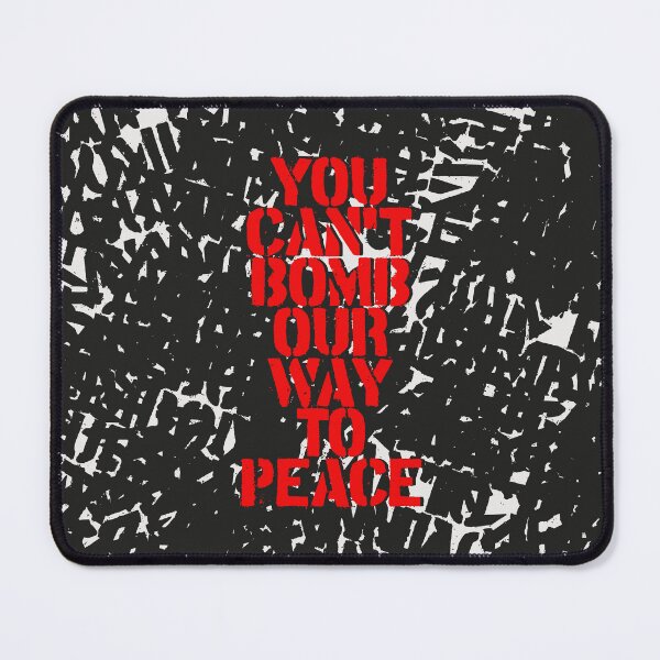 Item preview, Ceasefire now! Anti-war protest message. You can't bom our way to peace! designed and sold by paulo silveira.