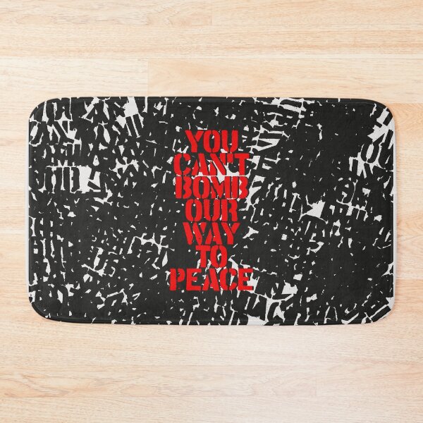 Item preview, Ceasefire now! Anti-war protest message. You can't bom our way to peace! designed and sold by paulo silveira.