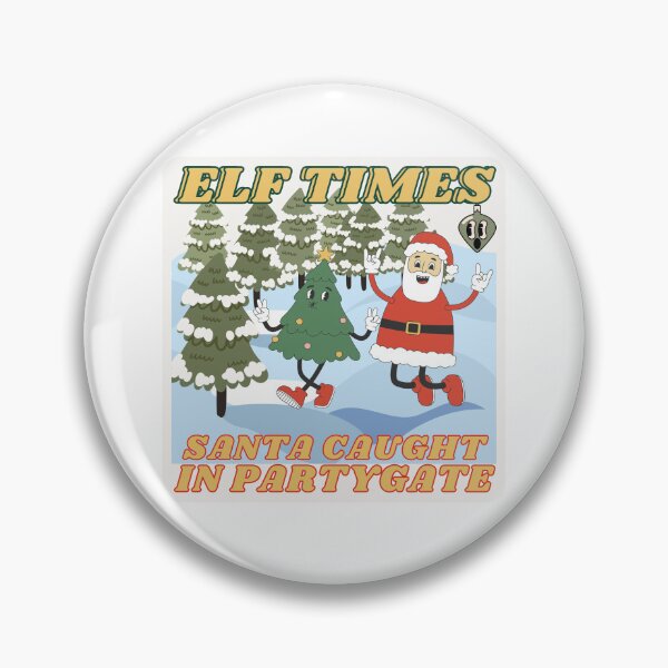 Item preview, Santa caught in partygate, Santa Claus with too much Christmas party spirit designed and sold by BritishDelights.