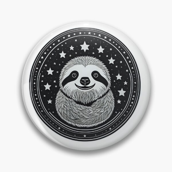 Item preview, Abstract Geometric Sloth Hanging from the Stars #3 designed and sold by Qlutique.