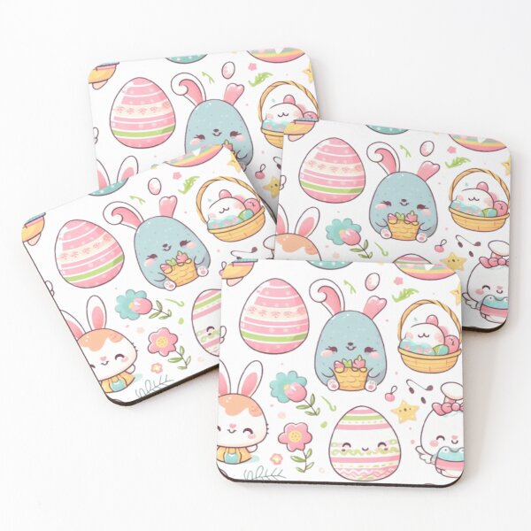Item preview, seamless pattern cute happy Easter  designed and sold by Cuteanimecorner.