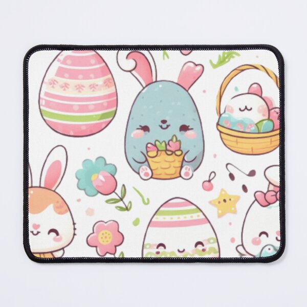 Item preview, seamless pattern cute happy Easter  designed and sold by Cuteanimecorner.