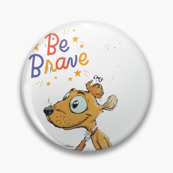 Item preview, Be brave funny art  designed and sold by Ashish66K.