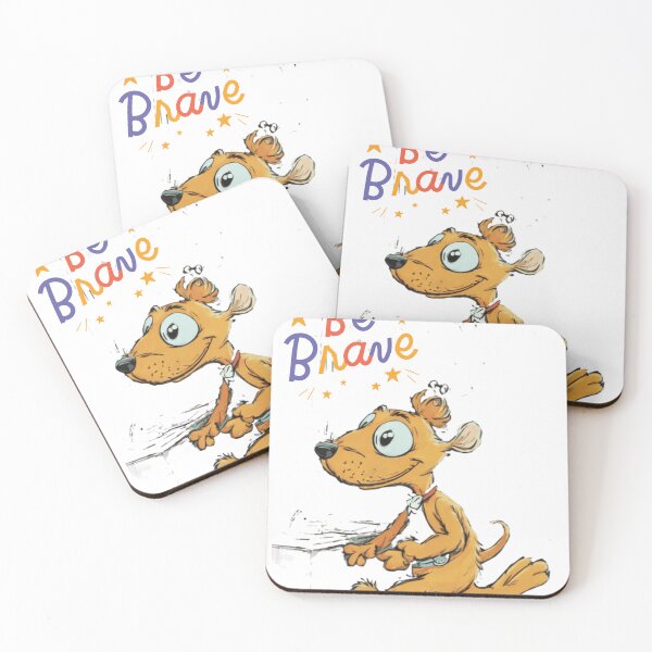 Item preview, Be brave funny art  designed and sold by Ashish66K.