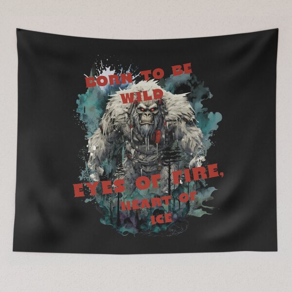 Item preview, Born to be wild, eyes of fire, heart of ice designed and sold by jean giosi.