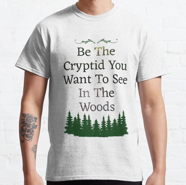 Aperçu de l'œuvre Cryptid In The Woods Conception d'aventure en plein air amusante créée et vendue par TwistedP-Photos.