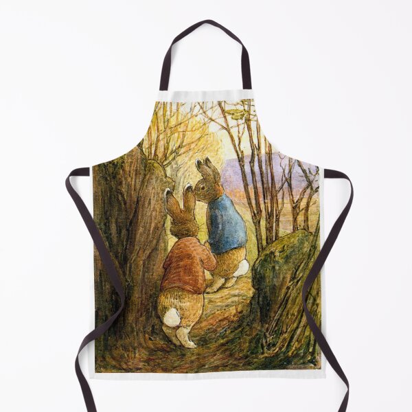 Item preview, Peter Rabbit and Benjamin Bunny in the Forest - Beatrix Potter designed and sold by forgottenbeauty.